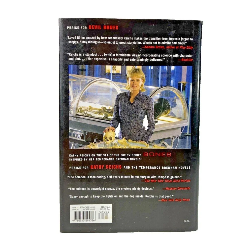 Kathy Reichs First Edition Bones Series Hardback Book Lot of 5